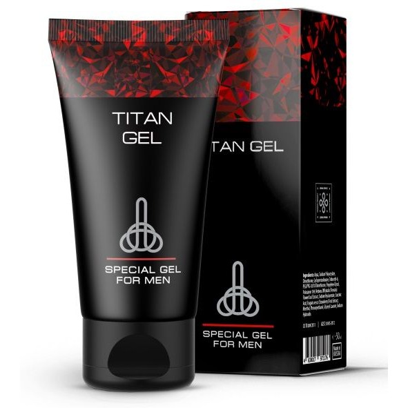 Универсальный гель для мужчин «Titan Gel Tantra» увлажняющий и увеличивающий, 50 мл, Titan TIT1345, 50 мл.