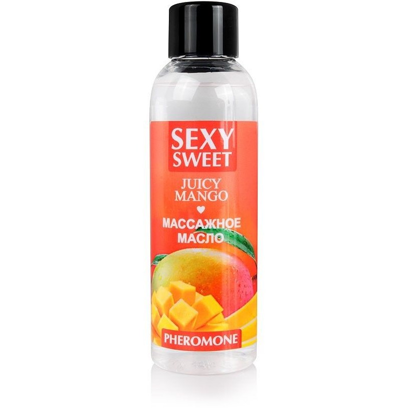 Массажное масло с феромонами «Sexy Sweet Juicy Mango», 75 мл, Биоритм LB-16133, 75 мл.