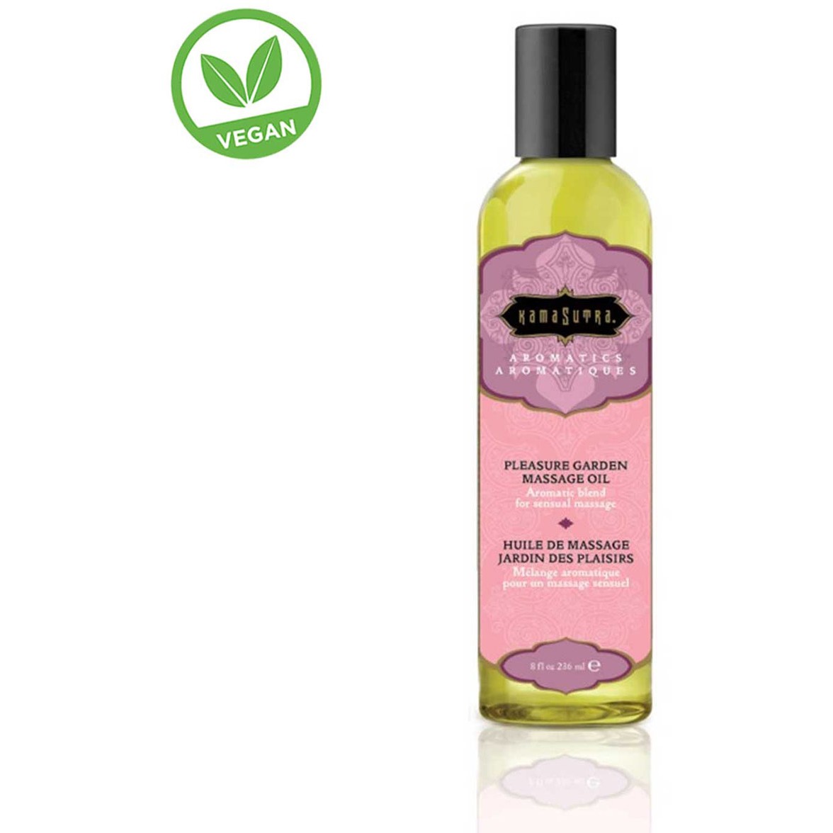 Пробуждающее массажное масло «KamaSutra Aromatic massage oil Pleasure garden», 236 мл, KamaSutra KS10016, 236 мл.