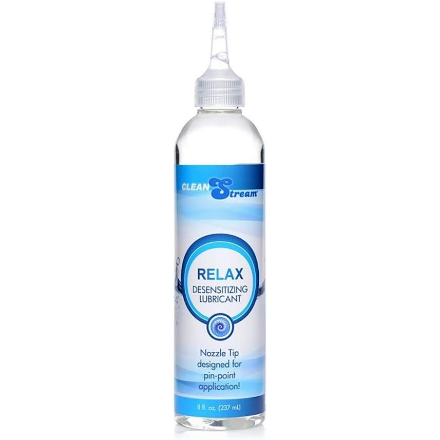 Обезболивающий анальный лубрикант «Relax Desensitizing Lubricant With Nozzle Tip», 118 мл, XR Brands XRAF987-4oz, 118 мл.