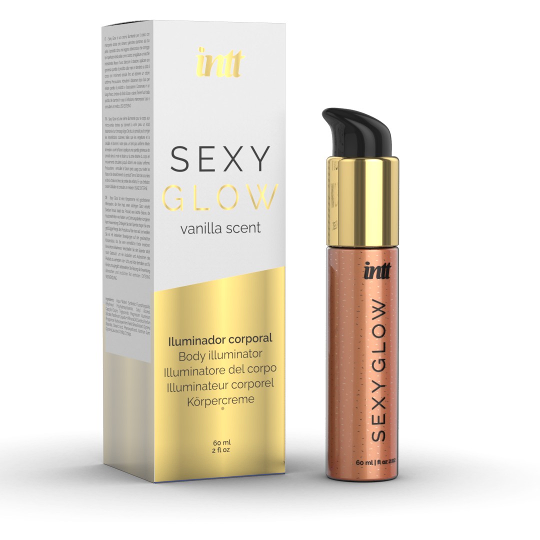 Лосьон-крем для тела с блестками «Sexy Glow», Intt SX0001, 60 мл.