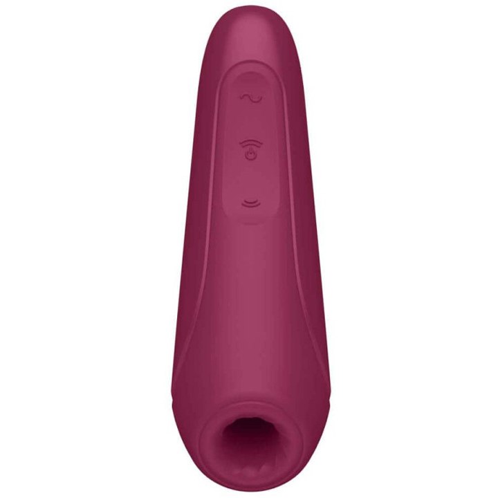 Вакуумно-волновой стимулятор «Satisfyer Curvy 1+», USB, красный, J2018-80-3