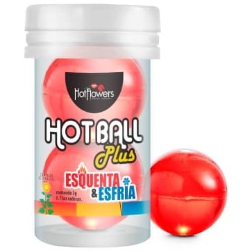 Интимный гель «Hot Ball Plus» с охлаждающе-разогревающим эффектом, 2 шт х 3 г, HotFlowers HC589