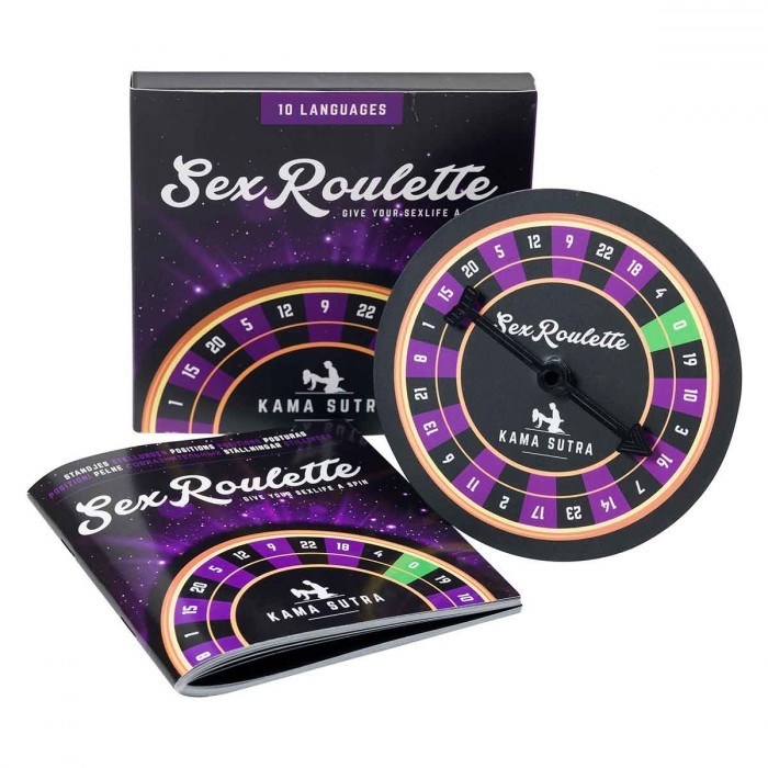 Настольная игра рулетка «Sex Roulette Kamasutra», Tease&Please TSPS-E29278, длина 12 см.