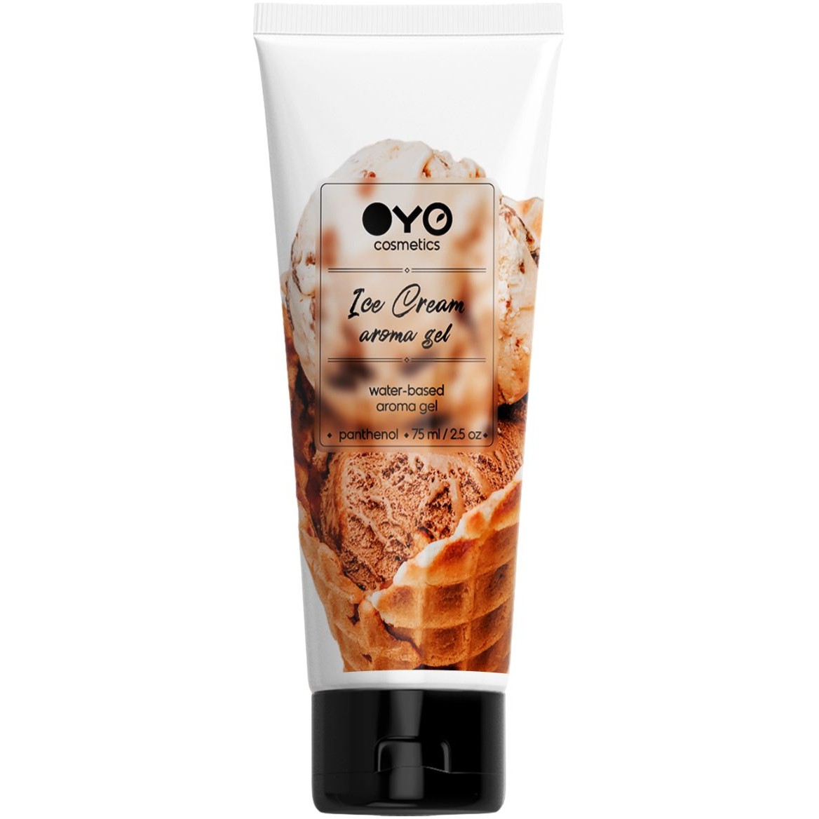 Лубрикант «Aroma Gel Ice Cream» на водной основе с ароматом пломбира, OYO OYO-ICE, 75 мл.