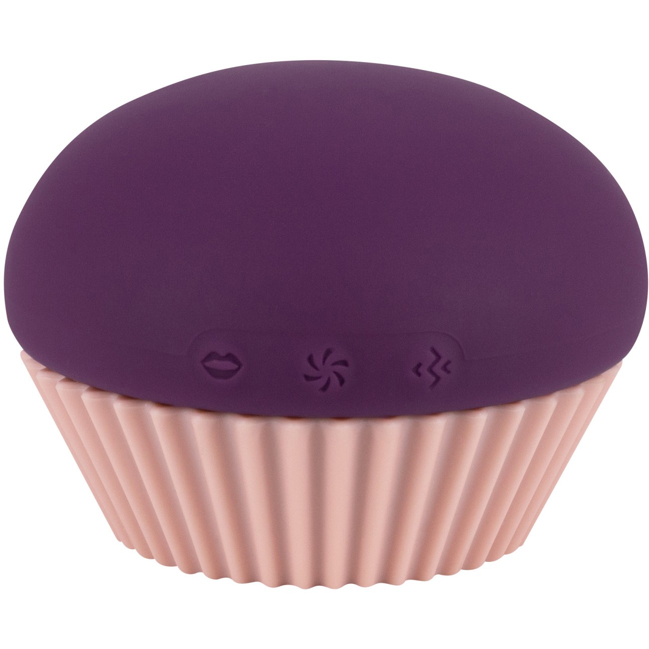 Вакуумно-волновой вибратор «Blueberry Cupcake», цвет фиолетовый, Lola Games Lola Toys 9210-03lola