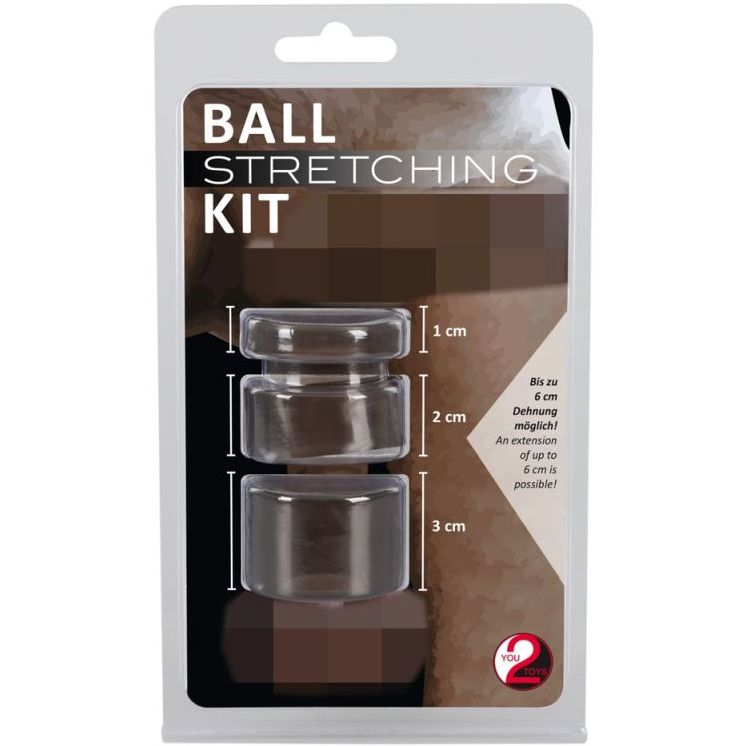 Набор для фиксации и утяжки мошонки «Ball Stretching Kit» от You 2 Toys, цвет черный, 0517631