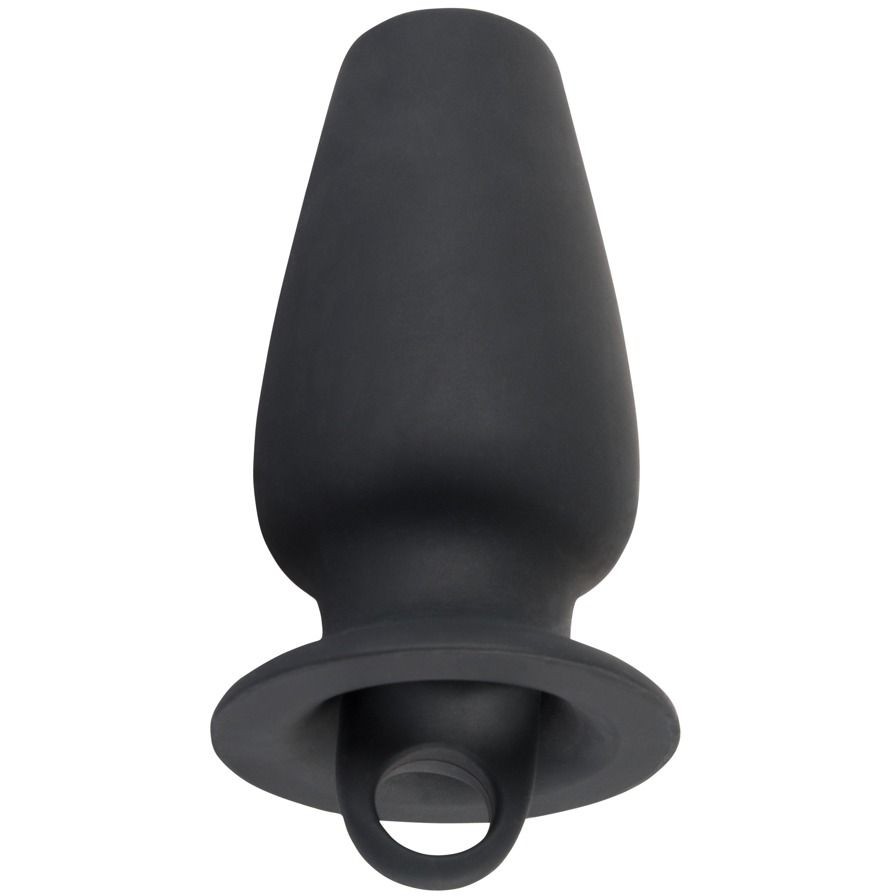 Пробка-туннель с заглушкой «Lust Tunnel Plug with Stopper» цвет черный, You 2 Toys 0532118, длина 8.5 см.