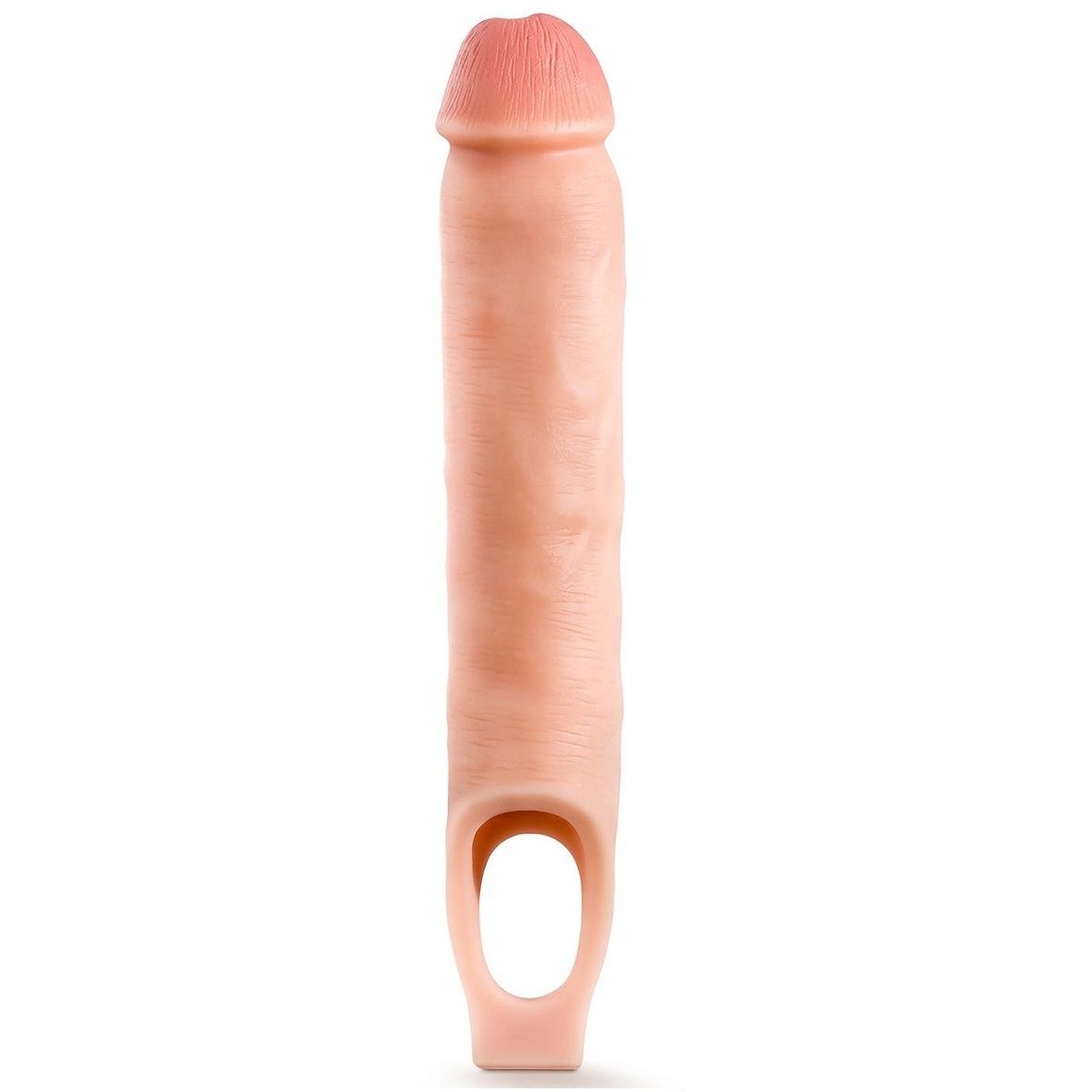 Телесная насадка-удлинитель «Silicone Cock Sheath Penis Extender 11.5 Inch», Blush Novelties BL-22693, длина 29.2 см.