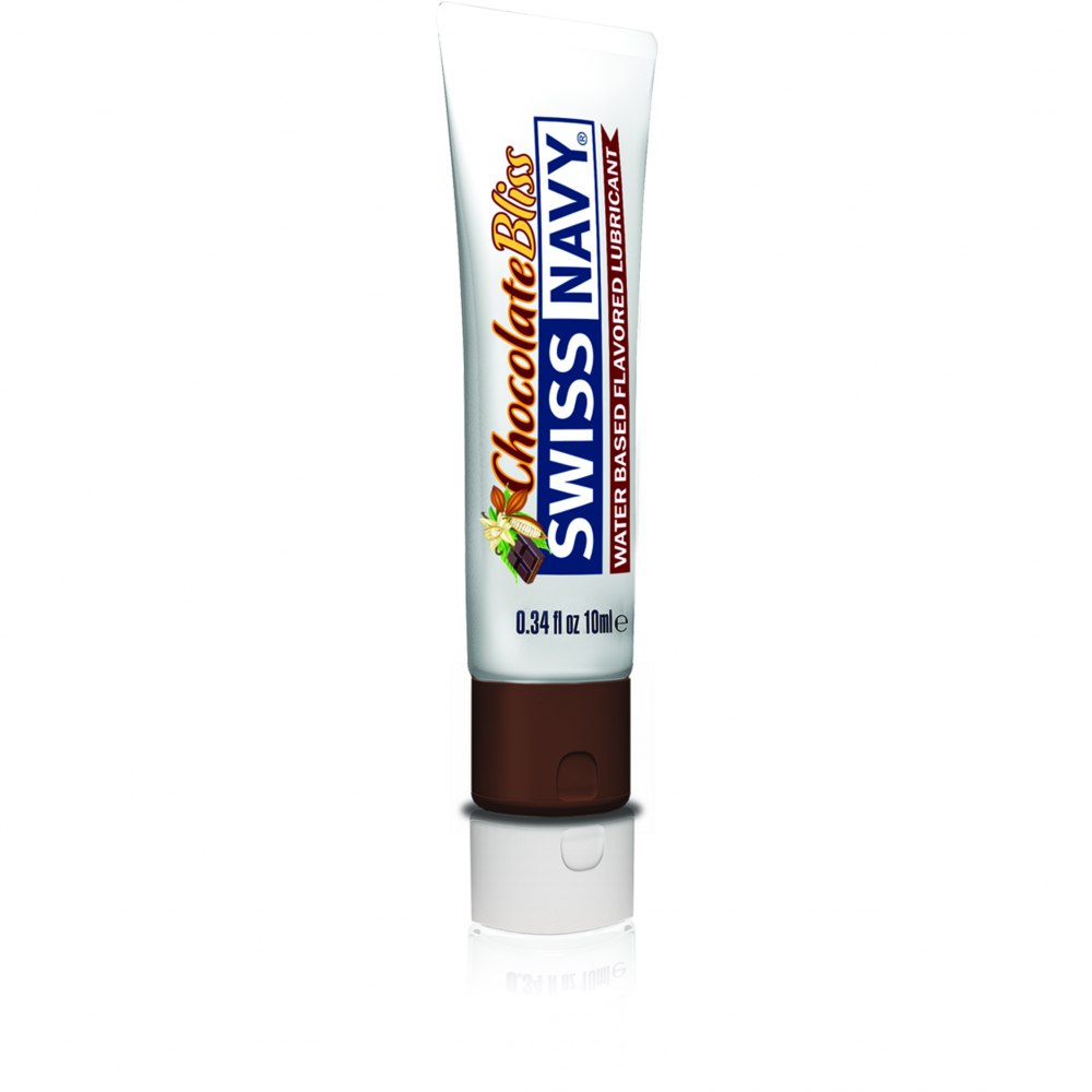 Съедобный лубрикант с ароматом и вкусом шоколада Swiss Navy «Chocolate Bliss», объем 10 мл, SNFCB10ML, 10 мл.