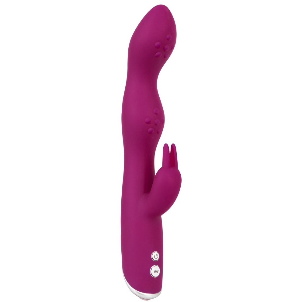 Вибратор-кролик «Sweet Smile A & G-Spot Rabbit Vibrator», длина 23.6 см.