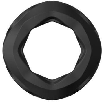 Черное эрекционное кольцо «№06 Cock Ring», Erozon ER01773-06, диаметр 4.8 см.