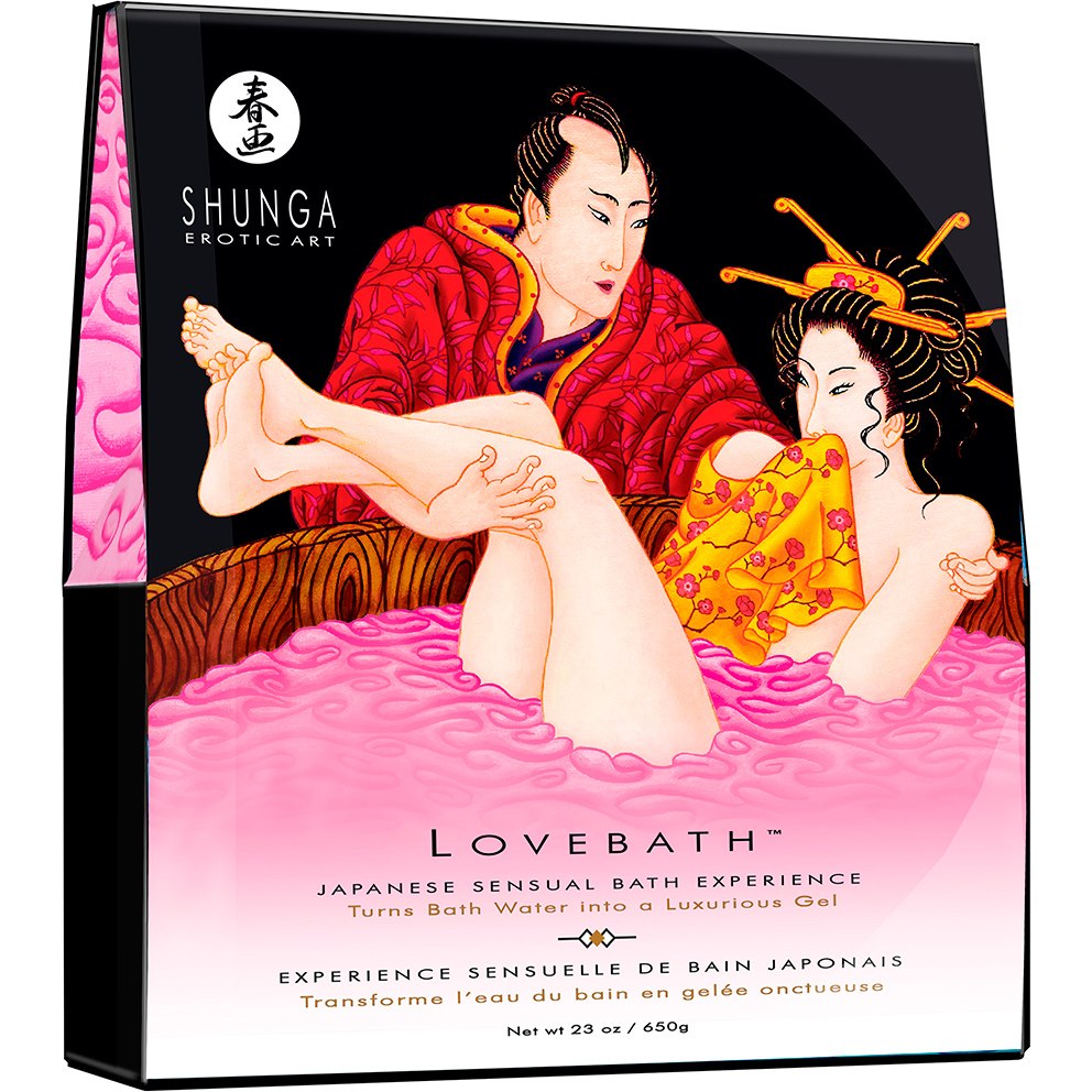 Соль для ванны «Lovebath Dragon Fruit» превращающая воду в гель от Shunga, объем 650 гр, 6801