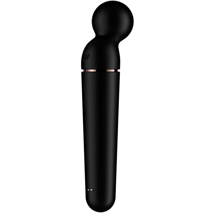 Вибратор для тела «Planet Wand-er Black Rosegold», цвет черный, Satisfyer 4018553, длина 21.9 см.