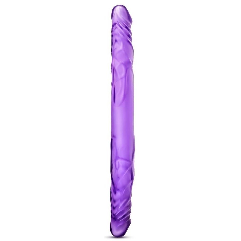 Фиолетовый двусторонний фаллоимитатор «B Yours 14 Inch Double Dildo», 35 см, Blush Novelties BL-29751, длина 35 см.