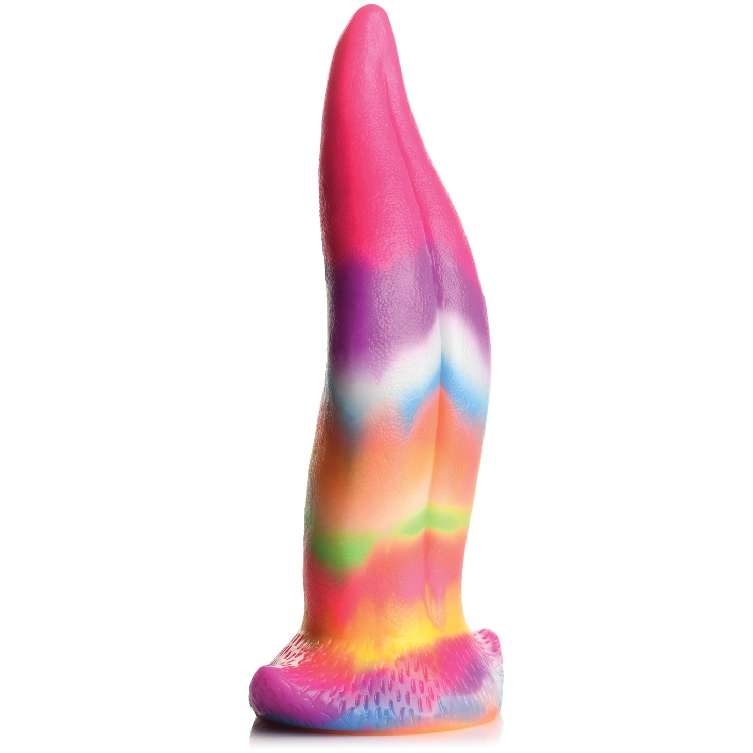 Светящийся в темноте фантазийный фаллоимитатор «Creature Cocks Unicorn Kiss Glow-in-the-Dark Dildo», XR Brands XRAH100, длина 21.3 см.