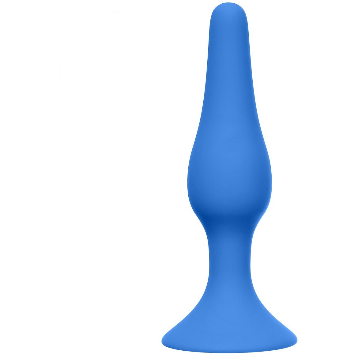 Анальная пробка из силикона «Slim Anal Plug Large Blue», BackDoor Edition, Lola Toys 4205-02Lola, длина 12.5 см.