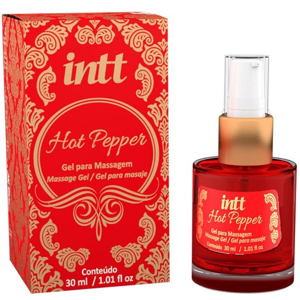 Согревающая смазка «Hot Pepper», объем 30 мл, Intt IN0176, 30 мл.