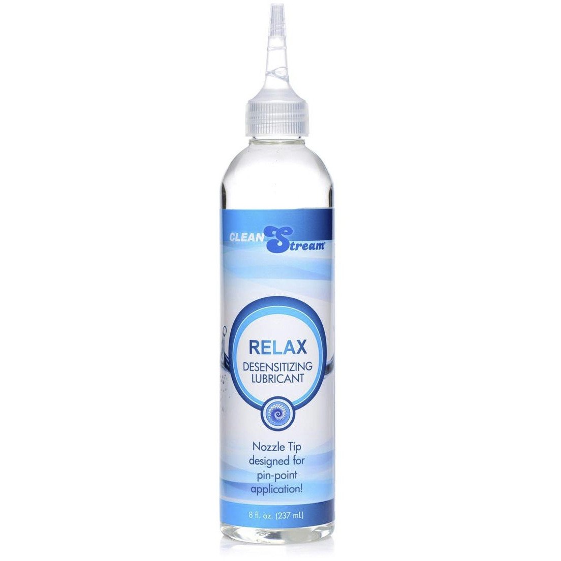 Обезболивающий анальный лубрикант «Relax Desensitizing Lubricant With Nozzle Tip» 236 мл, XR Brands XRAF987-8oz, 236 мл.