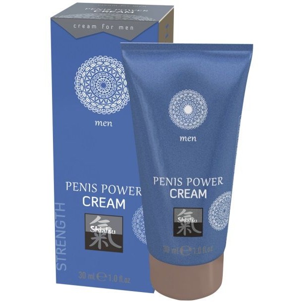 Крем для мужской силы Shiatsu «Penis Power Cream» возбуждающий, объем 30 мл, Prime Products 67202 HOT, 30 мл.