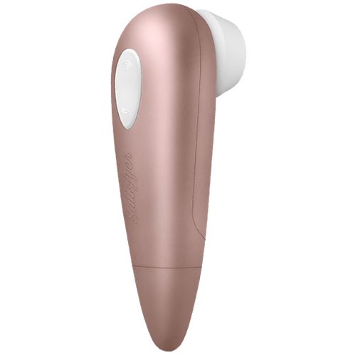 Вакуумный клиторальный стимулятор «1NG» от компании Satisfyer, цвет золотой, J2018-6N, длина 14 см.