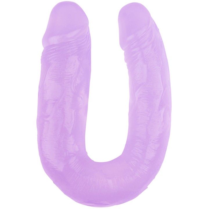 Фаллоимитатор сдвоенный «14 Inch Dildo-Purple», цвет фиолетовый, Chisa novelties CN-711941671, длина 35 см.