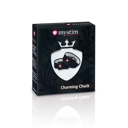 Аксессуар для электростимуляции пениса и мошонки «Mystim Charming Chuck», цвет черный, DEL8259