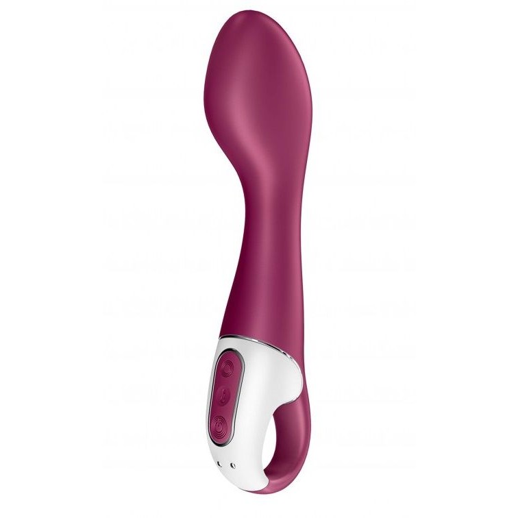 Вибромассажер для стимуляции точки G «Hot Spot», цвет красный, Satisfyer 4001630RED, длина 21 см.