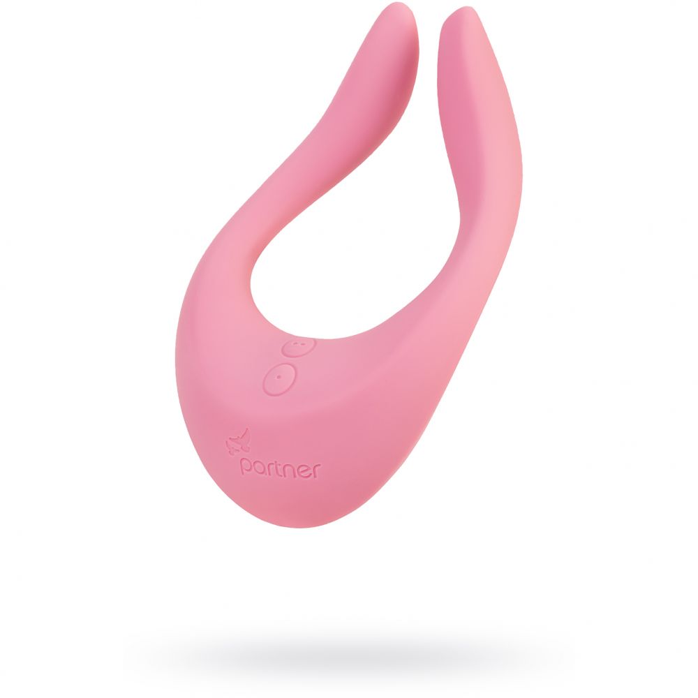 Многофункциональный стимулятор для пар «Partner Multifun 2», цвет розовый, Satisfyer J2018-30, длина 13 см.