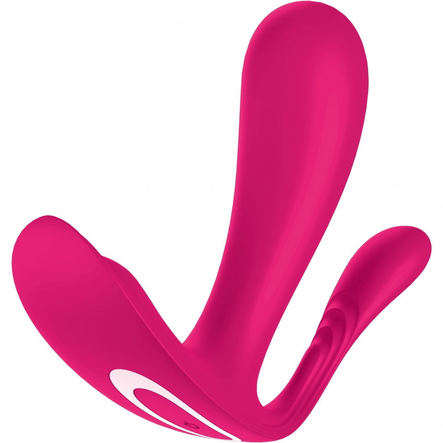 Бесшумный анально-вагинальный вибромассажер «Top Secret+», Satisfyer 4003429PNK, длина 11 см.