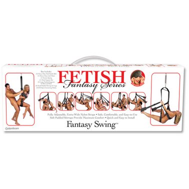 Секс-качели «Fantasy Swing» из серии Fetish Fantasy Series от PipeDream, цвет черный, 2128-23 PD