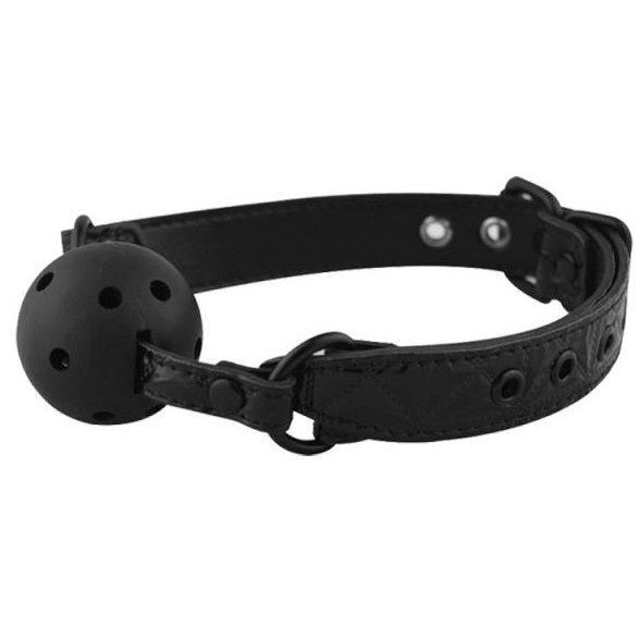 БДСМ кляп-шар «Ball Gag», цвет черный, EK-3102