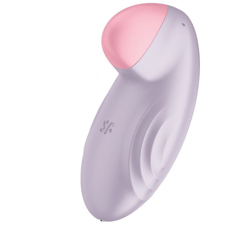 Вибратор для клитора «Tropical Tip Light Lilac», цвет лиловый, Satisfyer 4044354, длина 8.5 см.