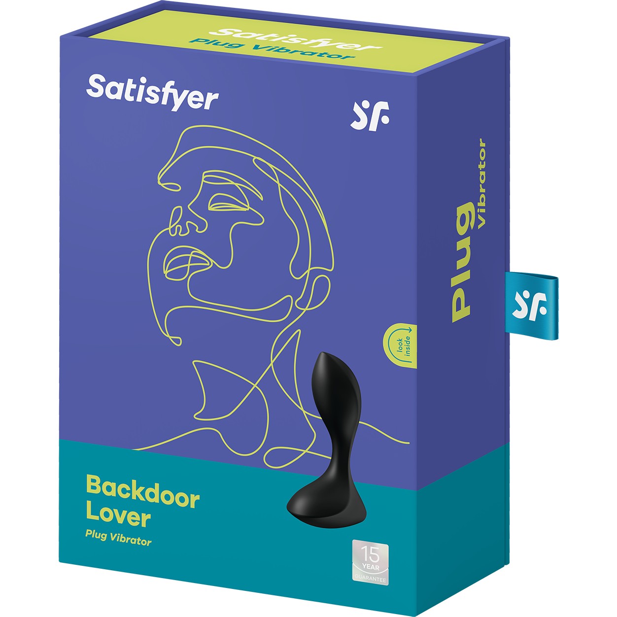 Вибромассажер простаты «Backdoor Lover», цвет черный, Satisfyer 004181SA, длина 14 см.