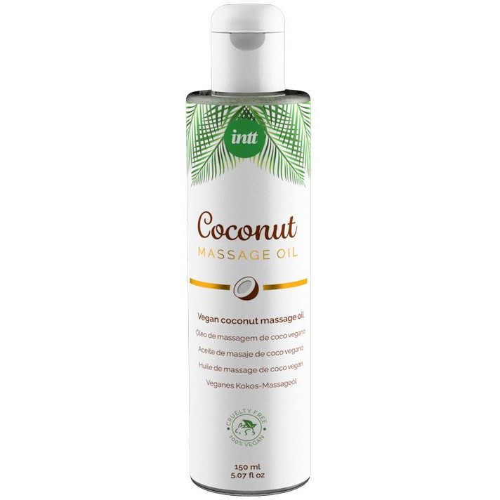 Массажный гель с кокосовым маслом «Vegan Coconut», 150 мл, Intt VEG0003, 150 мл.