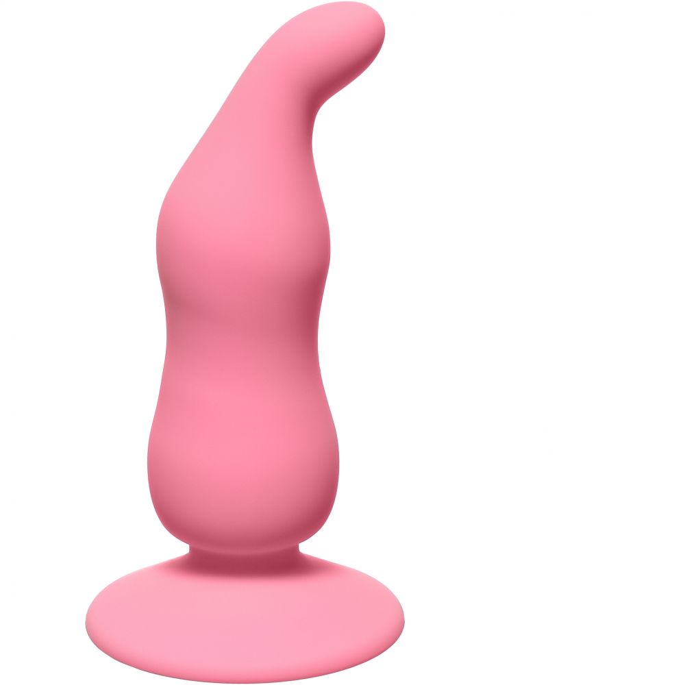 Анальная пробка «Waved Anal Plug Pink», Lola Toys 4104-01Lola, длина 11 см.