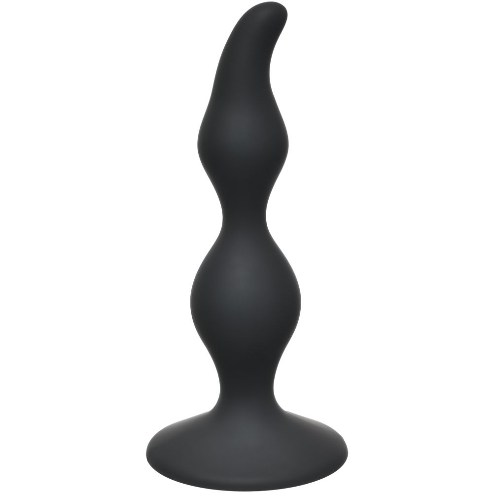 Анальная пробка «Curved Anal Plug Black», First Time, Lola Toys 4105-03Lola, длина 12.5 см.