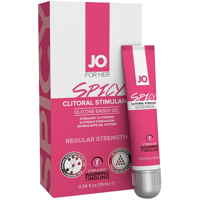 Гель для стимуляции клитора сильного действия «Clitoral Stimulation Gel Wild», объем 10 мл, System Jo JO40124, длина 55 см.