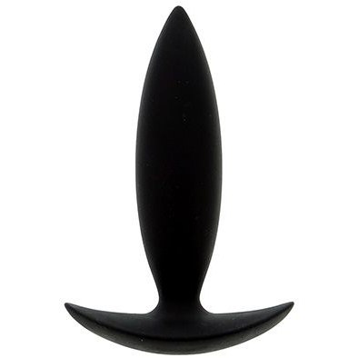 Силиконовая мини-пробка для анальной стимуляции «Bootyful Anal Plug Xtra Small Black», цвет черный, Dream Toys 21010, длина 9 см.