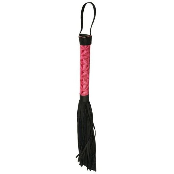 БДСМ плеть «Passionate Flogger», цвет ручки розовый, EK-3106