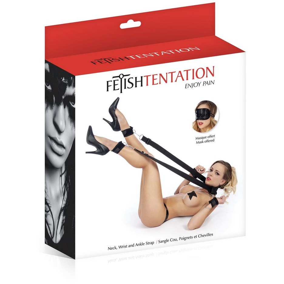 Набор фиксаций «Fetish Tentation», Sas Editions Concorde 570105, 3 м.