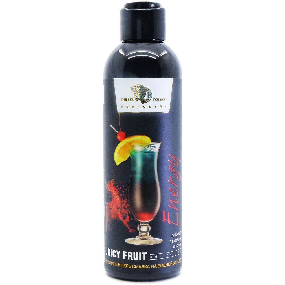 Интимный гель-смазка «Juicy Fruit Energy» с ароматом энергетика, 200 мл, BioMed-Nutrition BMN-0093, 200 мл.