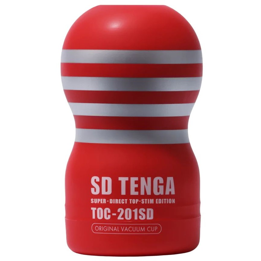 Мастурбатор «SD Original Vacuum Cup», цвет красный, Tenga TOC-201SD, длина 12 см.