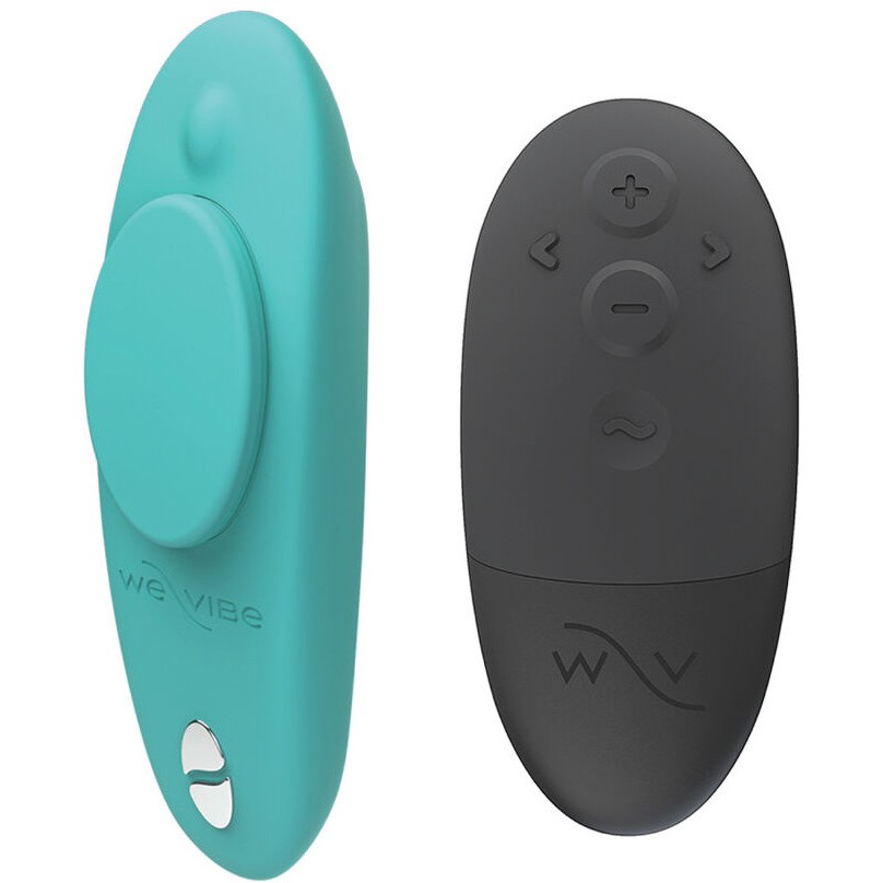 Незаметный вибратор в трусики на ДУ «We-Vibe Moxie+», мятный, SNXM2SG5, длина 9.2 см.