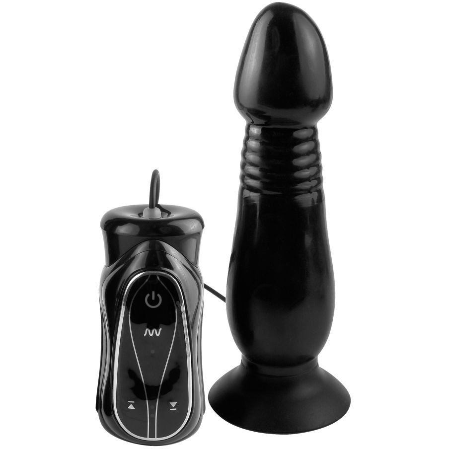 Анальный вибростимулятор с поступательным движением «Anal Fantasy Collection Vibrating Thruster», Pipedream 4615-23 PD, длина 14 см.