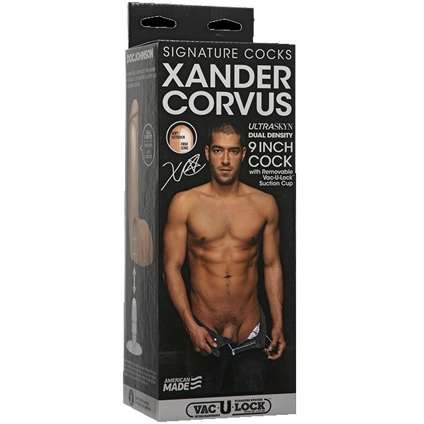 Фаллоимитатор с мошонкой на присоске «Xander Corvus Signature Cocks», 8160-05 BX DJ, длина 22.9 см.