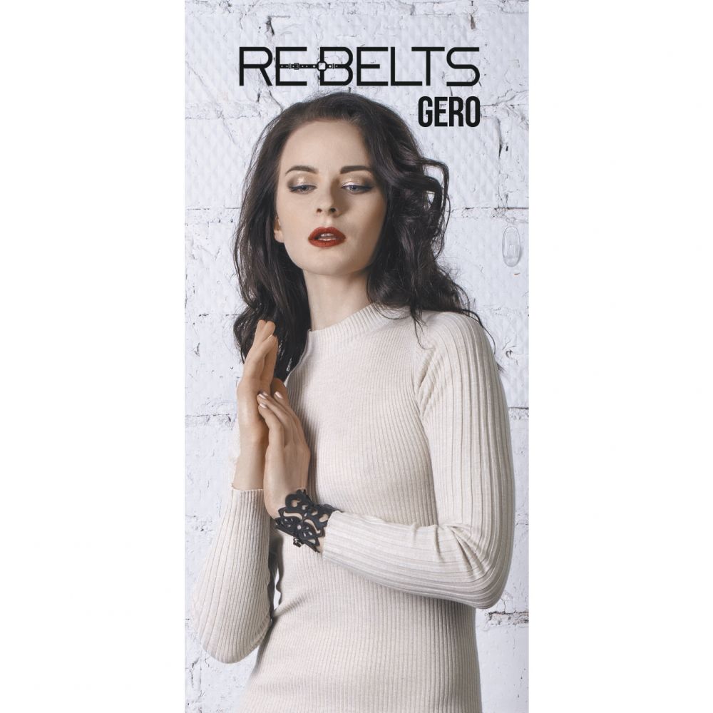 Браслет резной «Gero Black», Rebelts 7713Rebelts, длина 15.2 см.