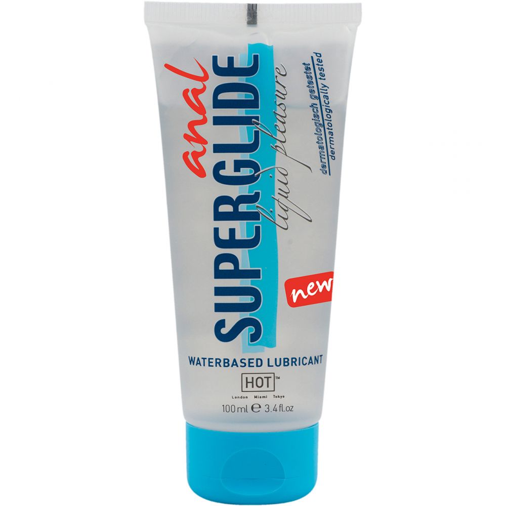 Анальная смазка на водной основе «Superglide Anal» от компании Hot Products, объем 100 мл, 44043, 100 мл.