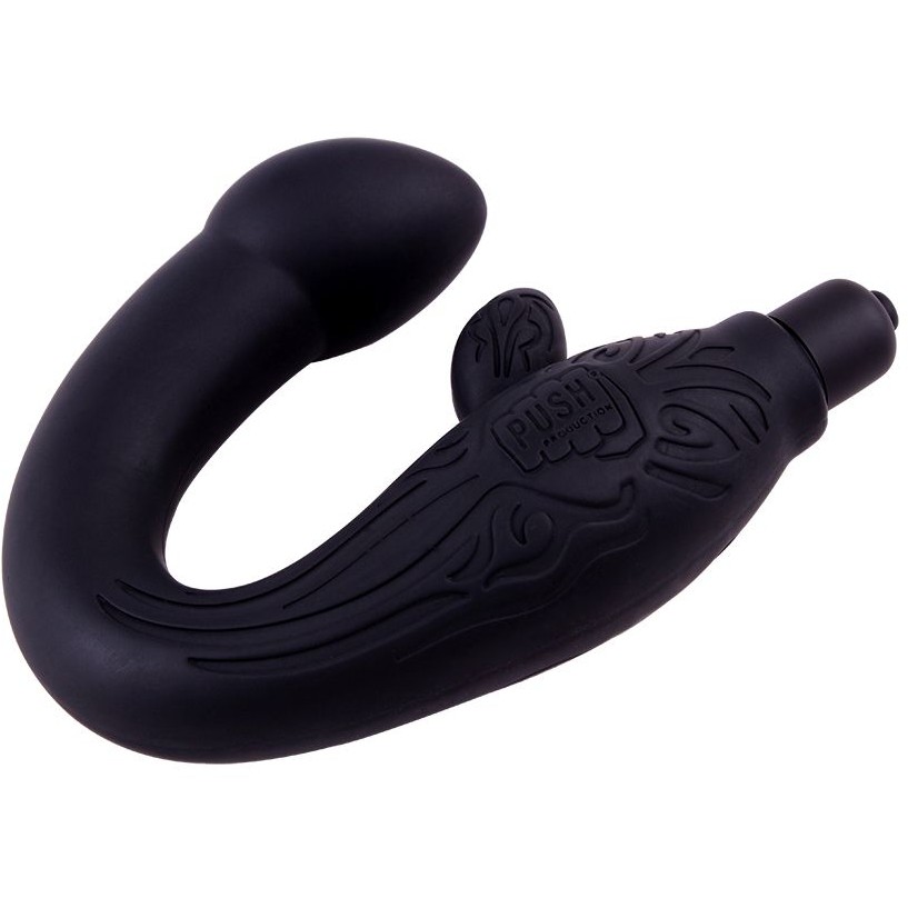 Массажер простаты с вибрацией «P-Spot Perineum Massager», цвет черный, Chisa Novelties CN-330704066, длина 29 см.