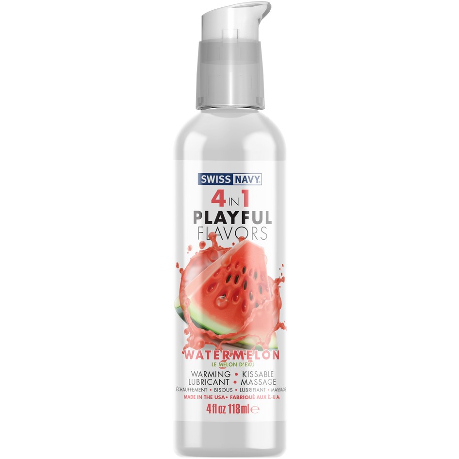 Массажный гель для тела «Playful flavors 4 в 1», 118 мл, SN4N1FWM4, 118 мл.